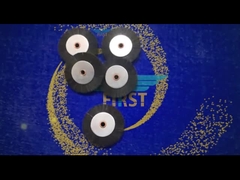 66.891.006 peças duras pretas circulares da máquina de impressão das rodas de escova 6x60mm 8x60mm