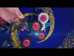 Apoio Sm74 da escova da roda do preto de Heidelberg que imprime as peças de metal disponíveis do OEM das peças