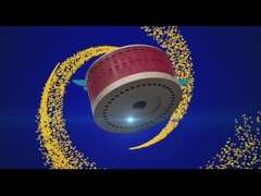 Roda 124*70mm da sução da cor vermelha para as peças de dobramento da impressão do poliuretano da máquina