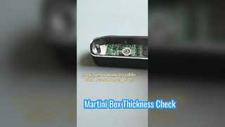 Caixa de inspeção para máquina Martini