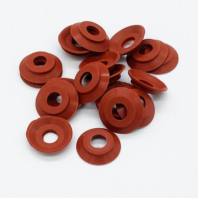 Vinho Vermelho 18x7mm Disco de reversão de sucção de sucção de borracha durável para peças sobressalentes de impressoras