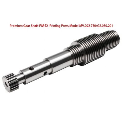 Eixo de engrenagem de durabilidade premium para impressora Heidelberg SM52/PM52 com especificações de engenharia de precisão e OEM
