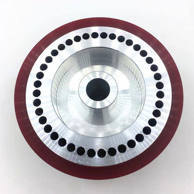 Roda de borracha resistente ao desgaste da roda de sucção da cor champanhe para máquina de impressão offset com tamanho personalizável