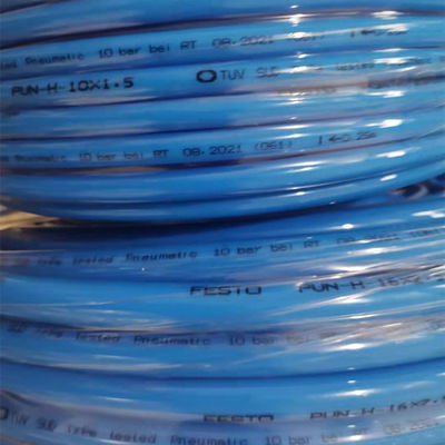 Tubo Festo PU de cor azul de tamanho 4 mm Tubo de ar pneumático para impressora offset