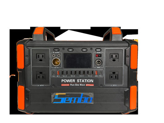1000W 1048Wh Fonte de energia de armazenamento de energia com bateria de fosfato de ferro de lítio e saída de onda senoidal
