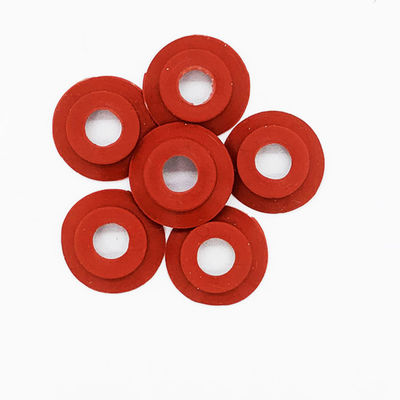O disco 18x7mm de borracha vermelho do otário da reversão da sução deslocou sobressalentes da impressão