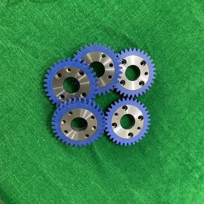 Engrenagem material de ferro de cor azul com 33 dentes para peças sobressalentes de impressora de máquina Sakura