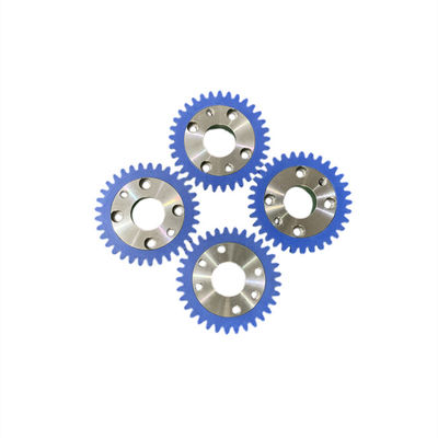 Engrenagem material de ferro de cor azul com 33 dentes para peças sobressalentes de impressora de máquina Sakura