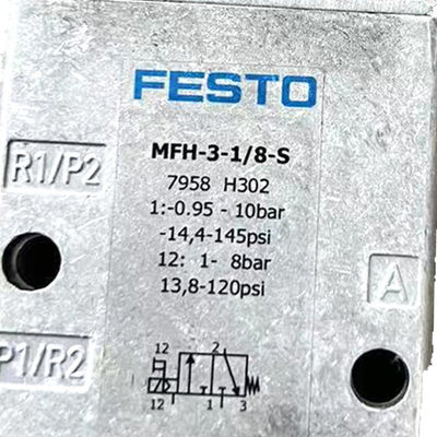 Tipo 7958 sobressalente das peças da impressão deslocada da série 0692 da válvula de solenoide MFH-3-1/8S de Festo