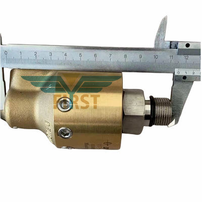 Ouro 00.580.2807 válvula de união rotativa resistente a altas temperaturas com corpo de cobre/aço para cabeça de arrefecimento por álcool CD102