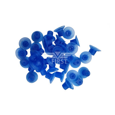 Sucção de borracha de cor azul 32x18mm Sucção de pés altos para máquina de corte a moagem com material de borracha durável