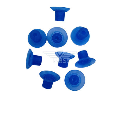 Sucção de borracha de cor azul 32x18mm Sucção de pés altos para máquina de corte a moagem com material de borracha durável