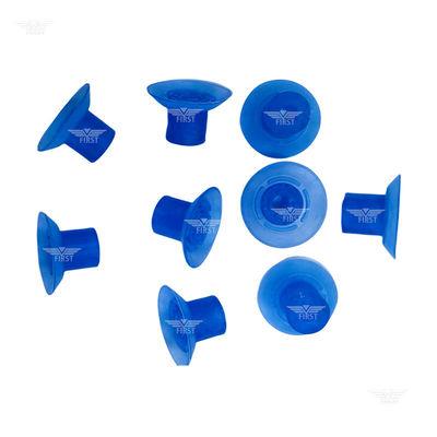 Sucção de borracha de cor azul 32x18mm Sucção de pés altos para máquina de corte a moagem com material de borracha durável
