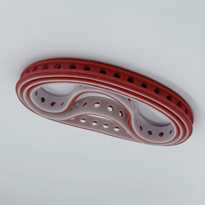 Cinturão de sucção de PVC vermelho de espessura diferente