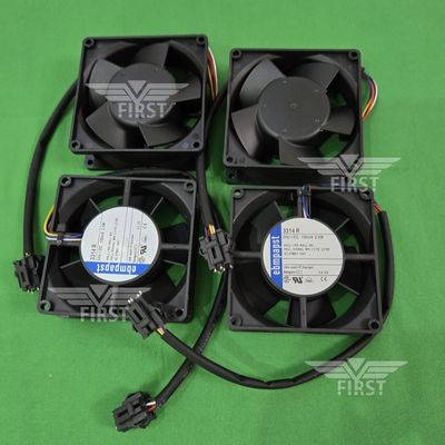 Roland Fan Original 24V DC de plástico de ponta com garantia de um ano para impressão de peças sobressalentes