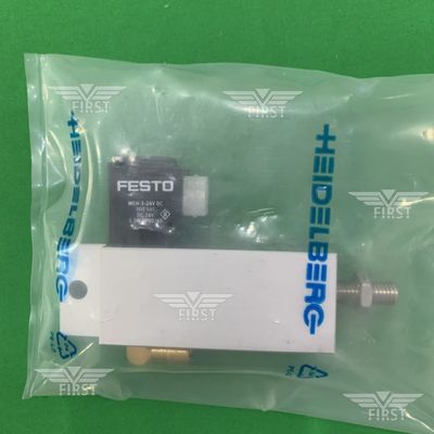 92.184.1011 Heidelberg Solenoide Valve HD Círculo de substituição de substituição Prata
