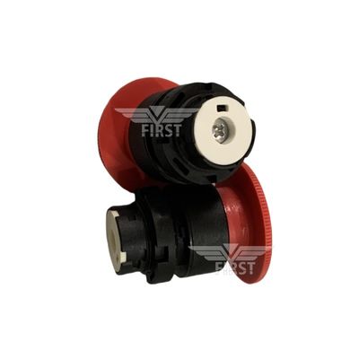 Interruptor de paragem de emergência de qualidade importada com material de ferro/borracha e peso líquido de 20 g/pc para máquinas Heidelberg