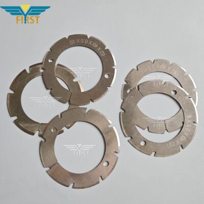 Máquina de dobragem Heidelberg-Stahl lâminas de corte em aço branco - opções em forma de U e V para resistência ao desgaste