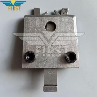 Quadro de cabeça de prego em forma de borboleta Base plana de prego com configuração de 75 cabeças para posicionamento estável de prego em máquinas de pregar sela