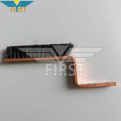 Escova de cobre de substituição universal para máquinas de costura de sela Martini com suporte de limpeza e manutenção preventiva