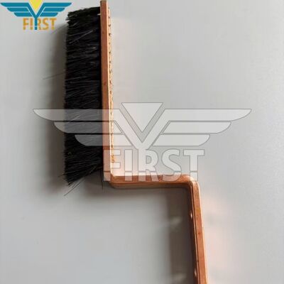 Escova de cobre de substituição universal para máquinas de costura de sela Martini com suporte de limpeza e manutenção preventiva
