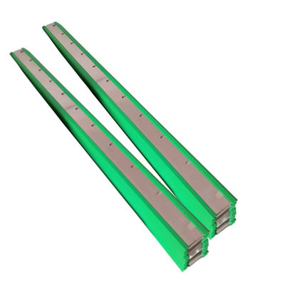 De Heidelberg da cor verde a lavagem manutenção programada/CD102 de borracha acima das lâminas deslocou as peças das lâminas da impressão