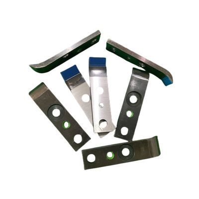 Pinça SOR de aço carbono para impressão offset HD com furo médio de 5 mm e tamanho de 75 mm x 18 x 4 mm