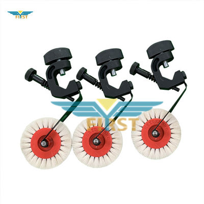 Pincel de roda de Heidelberg com tratamento de superfície de polimento e cabelo de porco Material de ferro para máquinas de impressão OEM disponível