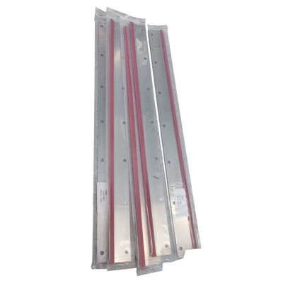 UV G2.010.502 Heidelberg Impressor SM52 PM52 Wash Up Blade 605x46x0.5mm 7 buracos