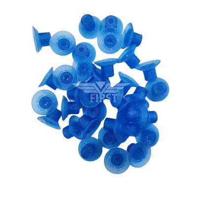 Sucção de borracha de cor azul 32x18mm Sucção de pés altos para máquina de corte a moagem com material de borracha durável