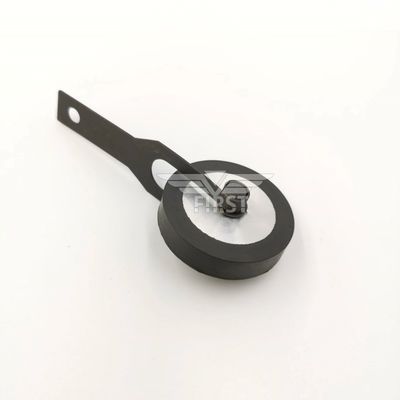 Cor preta Ferro/Material de borracha Roda de borracha para máquina de impressão HD com longa vida útil