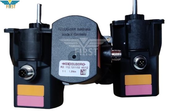 1Motor de engrenagem preta de 0,5 Nm para impressora offset Heidelberg Motors